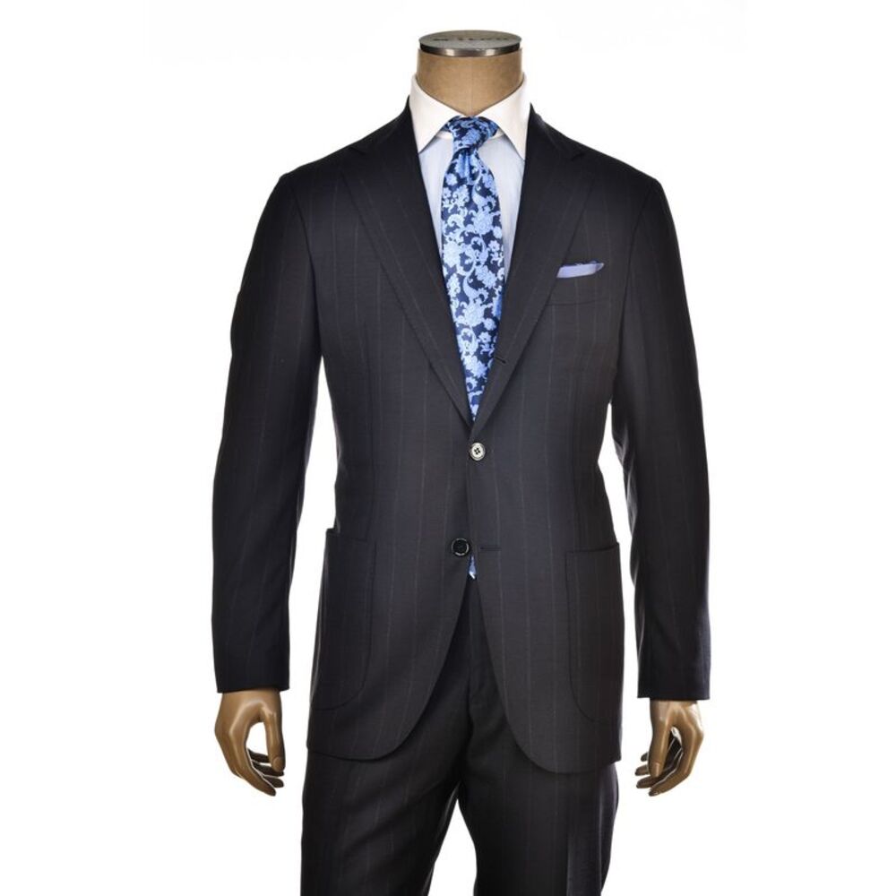 Sartorio Pinstripe Virgin-Wool Suit